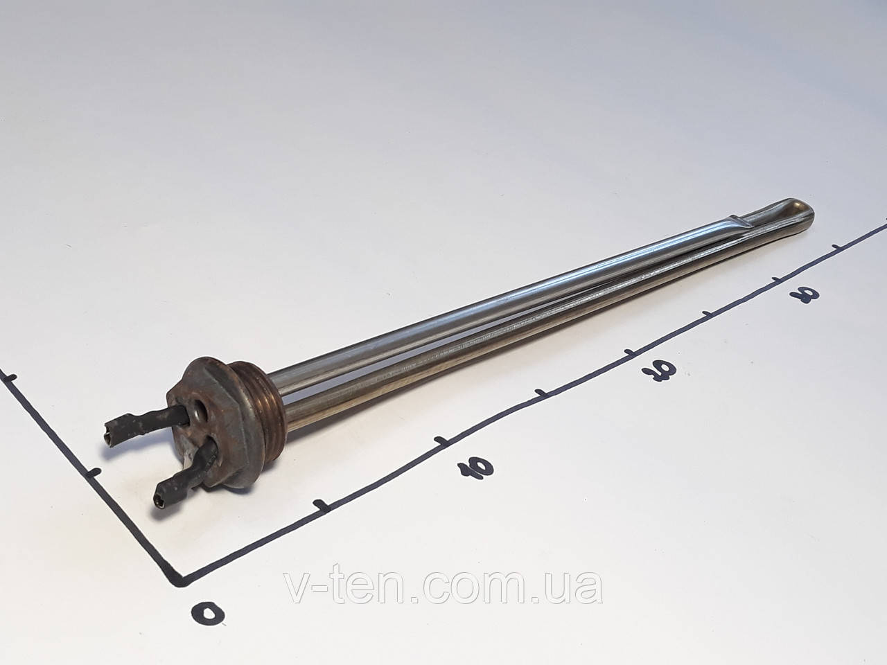 ТЕН для радіатора 500W з різьбою 1" (Україна)