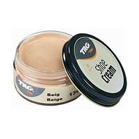 Крем для взуття No130 Beige (Бежевий) з гладкої шкіри TRG Shoe Cream, 50 мл