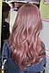 Перука штучний довге волосся термоволокно ліловий, фото 5