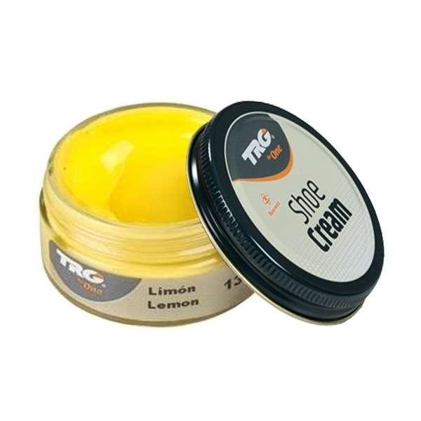 Крем для взуття No131 Lemon (Лимон) з гладкої шкіри TRG Shoe Cream, 50 мл