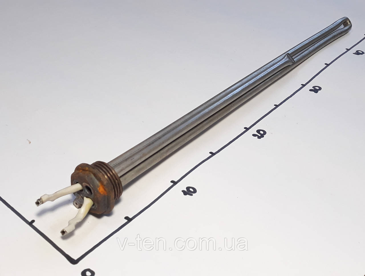 ТЕН для радіатора 1000W з різьбою 1" (Україна)