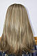Перука штучний довге волосся із чубчиком мелірування, фото 4
