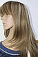 Перука штучний довге волосся із чубчиком мелірування, фото 5