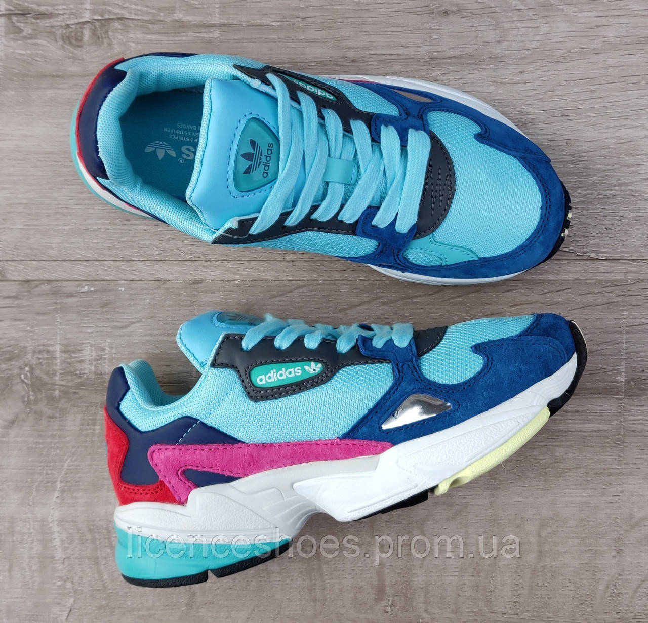 adidas falcon navy blue