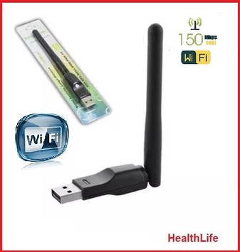 USB Wi-Fi адаптер для ноутбуків, Вай фай антена, T2, Ralink, MTK MT7601 wifi антена