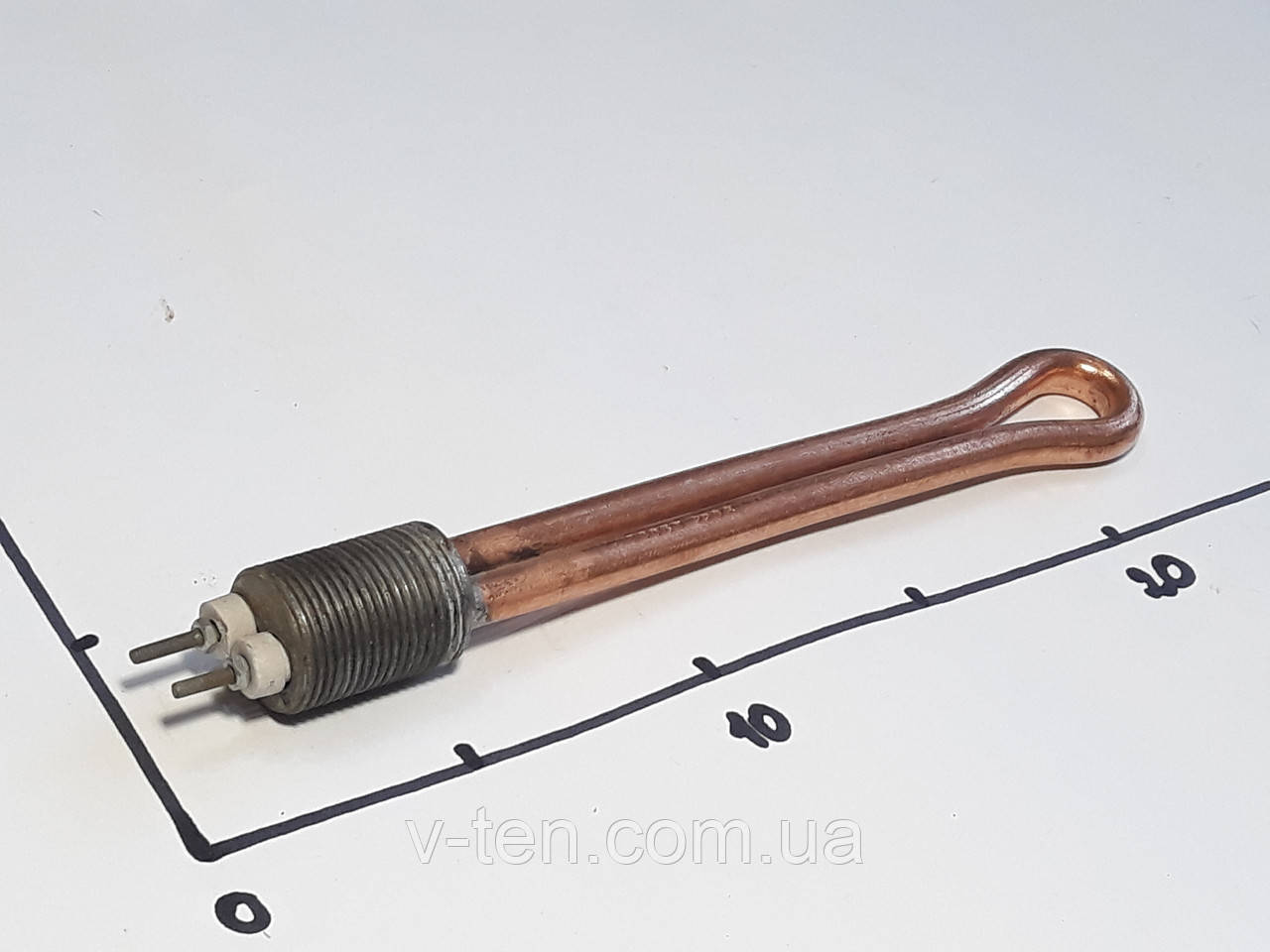 ТЕН для радіатора 700W з різьбою 3/4" (Україна)