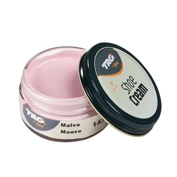 Крем для взуття No143 Mauve (Блідо-ліловий) з гладкої шкіри TRG Shoe Cream, 50 мл