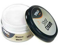 Крем-краска для обуви и изделий из кожи Trg Shoe Cream, 50 мл, 101 White (белый)