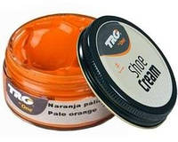 Крем-краска для обуви и изделий из кожи Trg Shoe Cream, 50 мл, 163 Pale orange (бледно оранжевый)