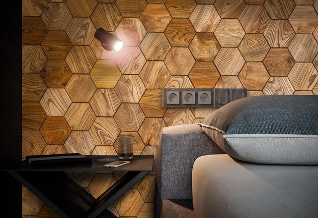 Плитка "Сота" дерево Плитка "Сота"