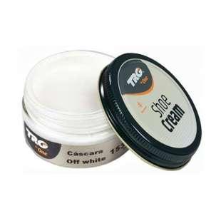Крем для взуття No153 Off White (Білий+) з гладкої шкіри TRG Shoe Cream, 50 мл