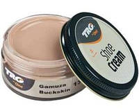 Крем-краска для обуви и изделий из кожи Trg Shoe Cream, 50 мл, 138 Buckskin (кофе с молоком)