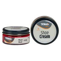 Крем-фарба для взуття та виробів зі шкіри Trg Shoe Cream, 50 мл, 112 Red (червоний)