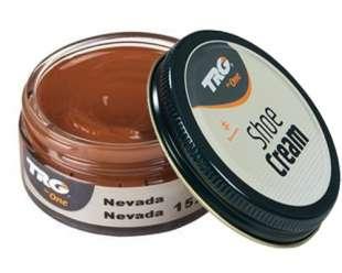 Крем-фарба для взуття і виробів з шкіри Trg Shoe Cream, 50 мл, 152 Nevada (коричневий)