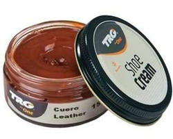 Крем-фарба для взуття та виробів зі шкіри Trg Shoe Cream, 50 мл, 157 Leather (натуральна шкіра)
