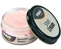 Крем-фарба для взуття та виробів зі шкіри Trg Shoe Cream, 50 мл, 124 (ніжно рожевий)