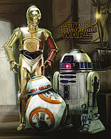 Постер плакат "Звёздные Войны. Эпизод VII (Дроиды) / Star Wars Episode VII (Droids)" 40x50см (ps-001797)