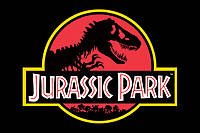 Постер плакат "Парк Юрского Периода (Классический Логотип) / Jurassic Park (Classic Logo)" 91.5x61см