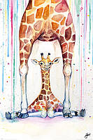 Постер плакат "Марк Алланте (Чудові Жирафи) / Marc Allante (Gorgeous Giraffes)" 61x91.5см (ps-001748)