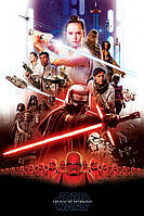 Постер плакат "Звездные Войны: Скайуокер. Восход / Star Wars: The Rise of Skywalker (Epic)" 61x91.5см