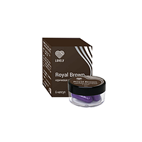 Lovely Хна для брів «Royal Brown» (коричнева), 6 капсул (2,5 гр.)