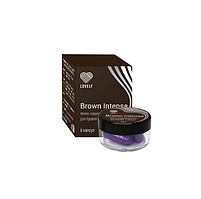 Lovely Хна для брів «Brown Intense» (темно-коричнева), 6 капсул (2,5 гр.)