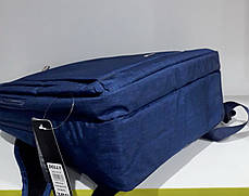 Рюкзак шкільний синій міський для документів А4 Dolly 389 два відділи 30 х 40 х 16см, фото 3