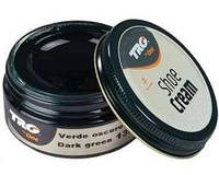 Крем-краска для обуви и изделий из кожи Trg Shoe Cream, 50 мл, 133 Dark Green (темно зеленый)