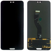 Дисплей для Huawei P20 Pro (CLT-L29, CLT-L09) с сенсором (тачскрином) черный Оригинал (Тестирован) Amoled