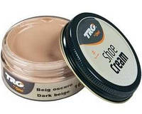 Крем-краска для обуви и изделий из кожи Trg Shoe Cream, 50 мл, 167 Dark Beige (темно бежевый)