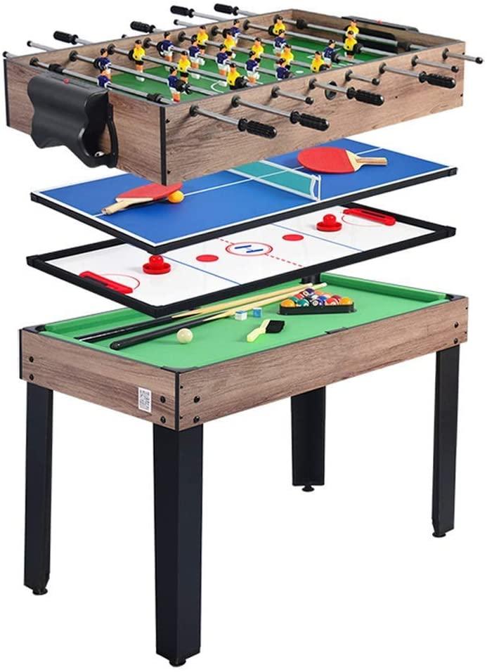 Ігровий стіл Super Fun 4 В 1 — Аерохокей, Настільний футбол, Міні більярд