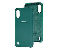 Чехол Epik Silicone Cover Case для Samsung Galaxy A01 (2020) A015 Pine Green