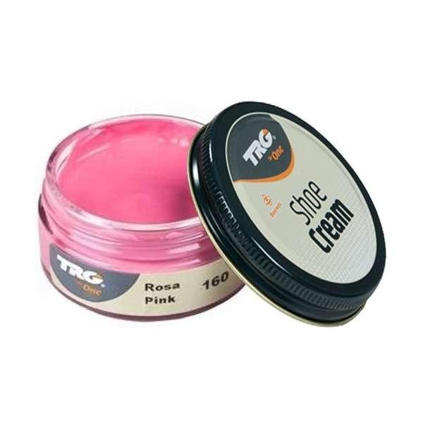 Крем для взуття No160 Pink (Рожевий) з гладкої шкіри TRG Shoe Cream, 50 мл