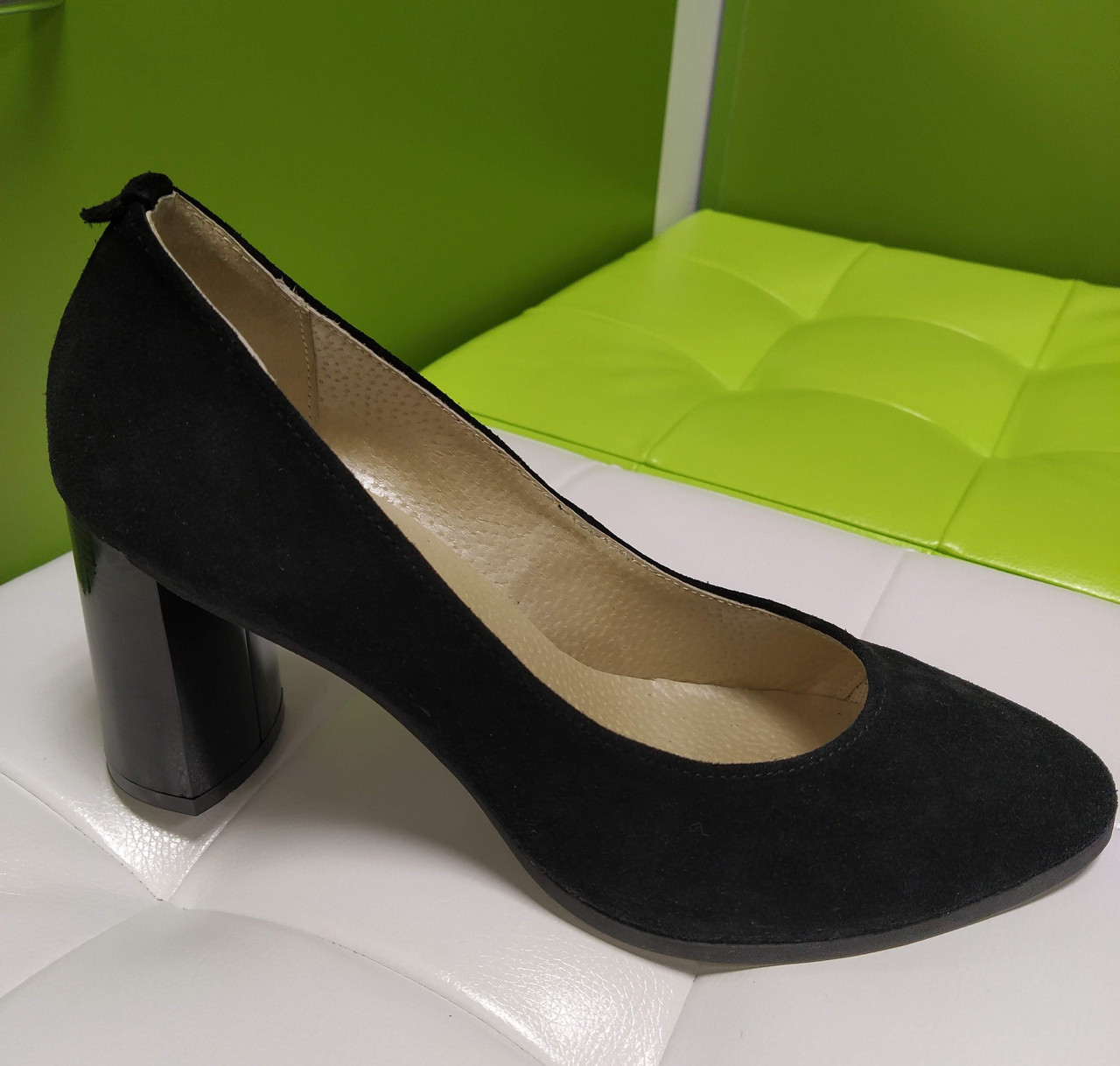 STTOPA Розміри 33,34,35,36,41,42,43,44. Туфлі великих розмірів шкіряні. Каблук 8 см. 151-3344-8 Чорні, фото 1