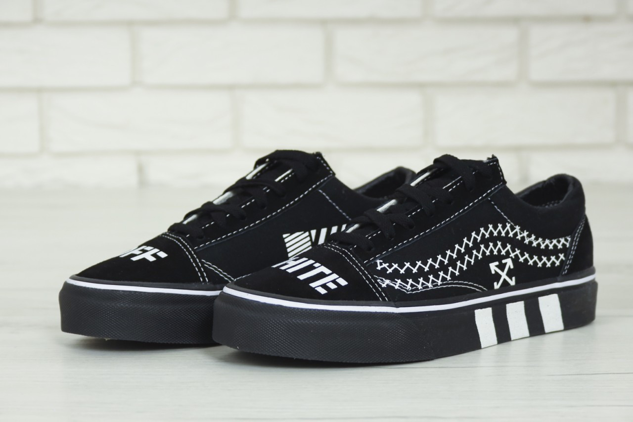 Кеди Vans Old Skool OFF WHITE, кеди ванс олд скул оф вайт