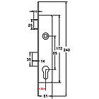 Корпус замка Kedr Class 153-35, фото 2