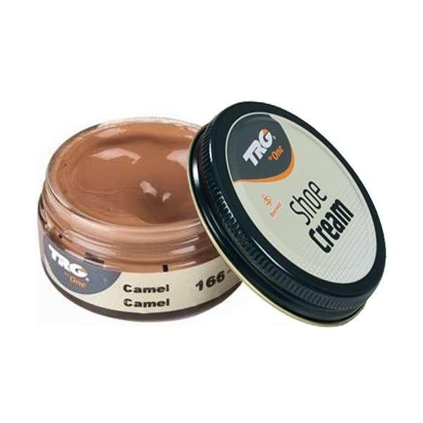 Крем для взуття No166 Camel (Верблюжий) з гладкої шкіри TRG Shoe Cream, 50 мл
