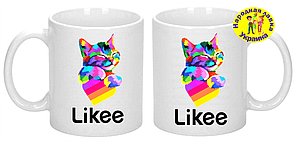 Кухоль "Like Cat" / Лайк кіт (Посуду лайк)
