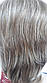 Перука напівнатуральний імітація шкіри голови коротка стрижка мелірування, фото 9