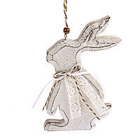 Сувенир кролик пасхальный подвесной,15см
