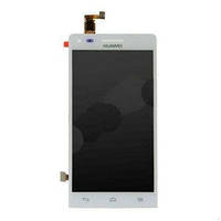 Дисплей Huawei G6 3G (G6-U10 Ascend, G6 4G (G6-L11) P7 Mini з сенсором білий Оригінал (Перевірено)