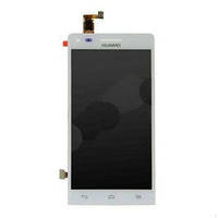 Дисплей Huawei G6 3G (G6-U10 Ascend, G6 4G (G6-L11) P7 Mini с сенсором белый Оригинал (Тестирован)