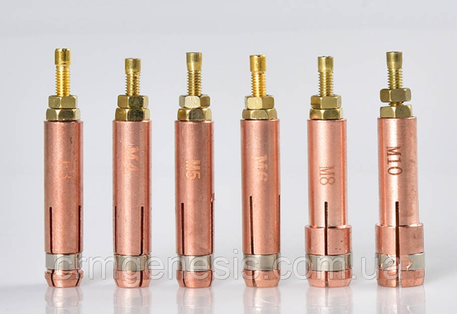 Цанги для зажима шпилек для конденсаторной сварки M3 - M10 (ID ...