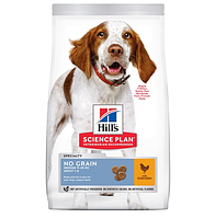 Сухий беззерновой корм hill's SP Canine Adult Medium Breed No Grain для дорослих собак середніх порід з куркою