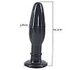 Анальна пробка для початківців, Пробка для ануса Anus Black Plug, фото 3