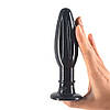 Анальна пробка для початківців, Пробка для ануса Anus Black Plug, фото 9