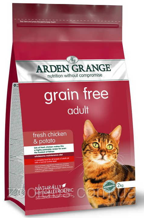 Корм Arden Grange для котів з куркою | Arden Grange Grain Free Adult Cat 2 кг