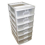 Мінікомод на 6 ящиків "А4" Білий., фото 2