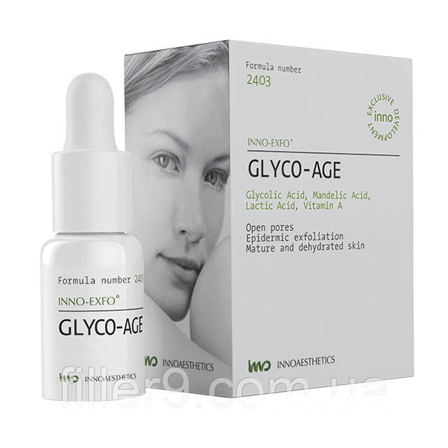 Innoaesthetics Glyco-Age (Гліко-Єйдж) Контрольована епідермальна ексфоліація, 30 мл, фото 1