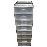 Мінікомод на 8 ящиків "А4" Білий., фото 5